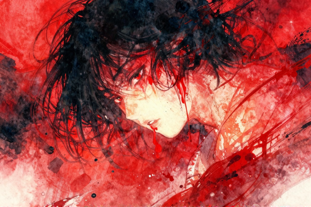 黒い血のイメージ